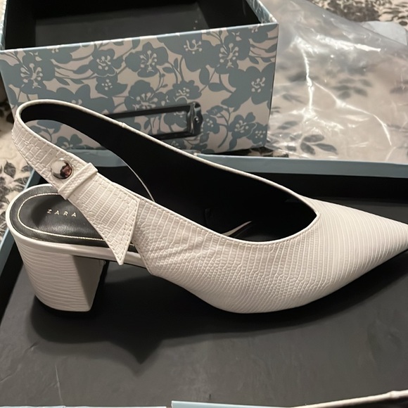 Zara animal print sling backs. BRAND NEW W/O tag - Picture 5 of 7